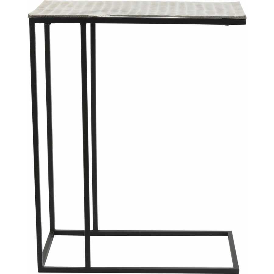 Light and Living Macy Side Table - Nickel