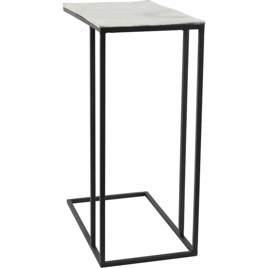 Light and Living Macy Side Table - Nickel