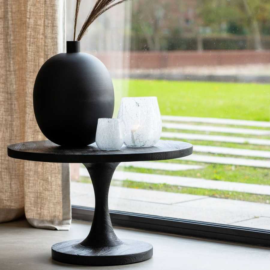 Light and Living Bicaba Side Table - Black