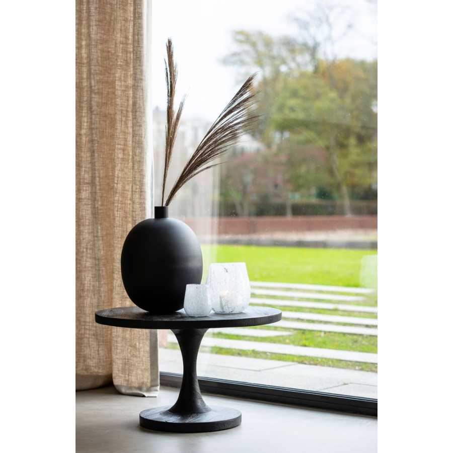 Light and Living Bicaba Side Table - Black