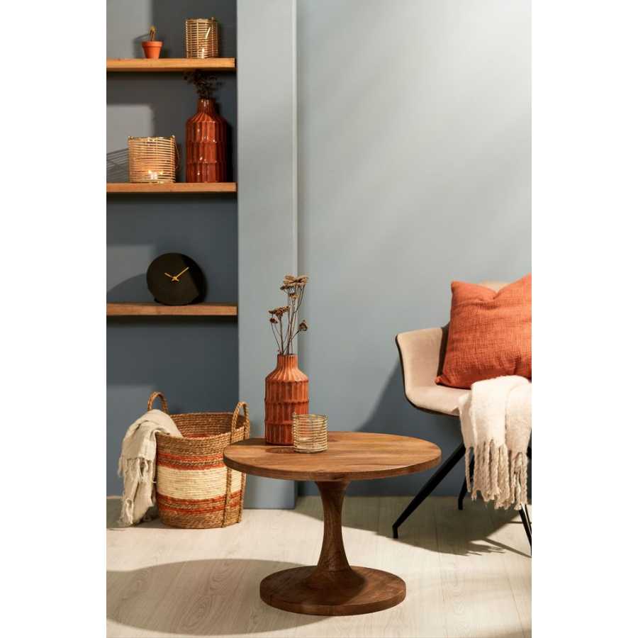 Light and Living Bicaba Side Table - Brown
