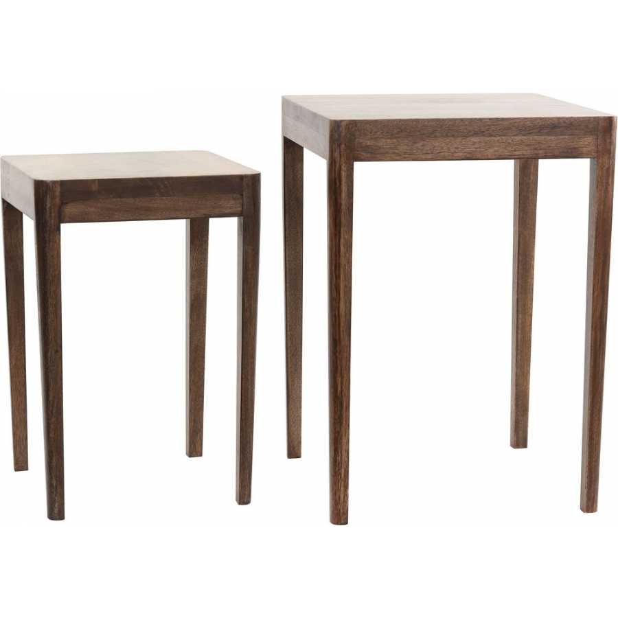 Light and Living Stijn Side Tables - Set of 2