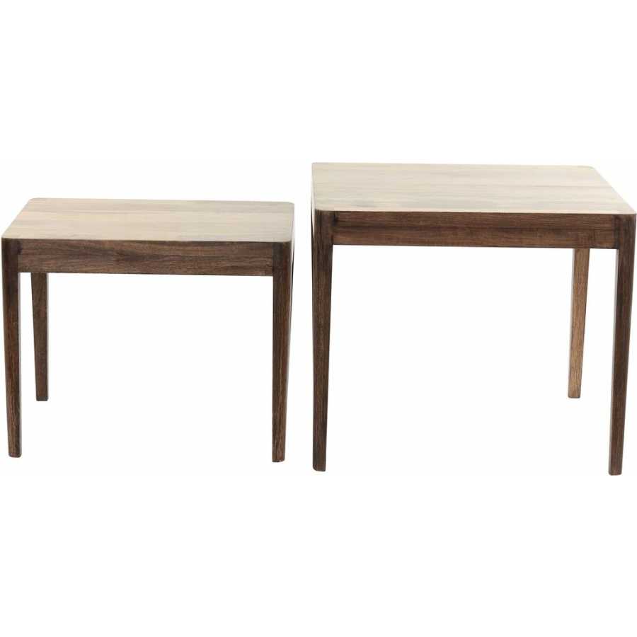 Light and Living Stijn Low Side Tables - Set of 2