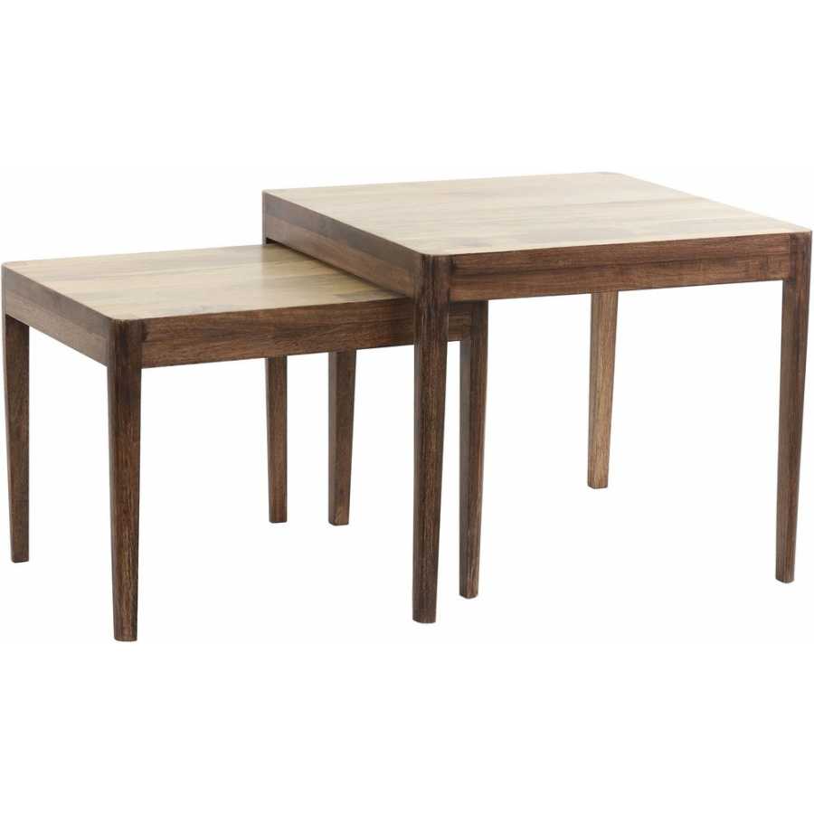 Light and Living Stijn Low Side Tables - Set of 2