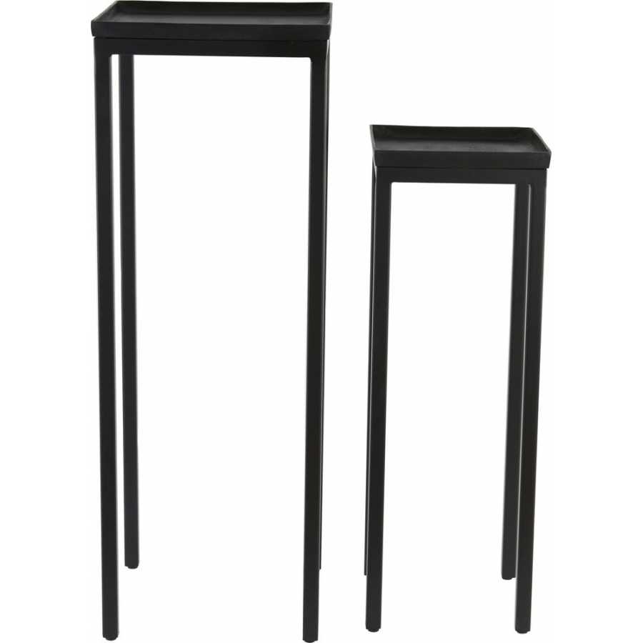 Light and Living Kendra High Side Tables - Set of 2