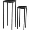 Light and Living Kendra Nest of High Side Tables - Set of 2