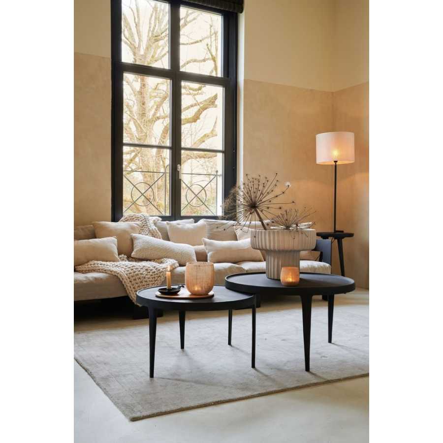 Light and Living Tobias Coffee Tables - Set of 2 - Black
