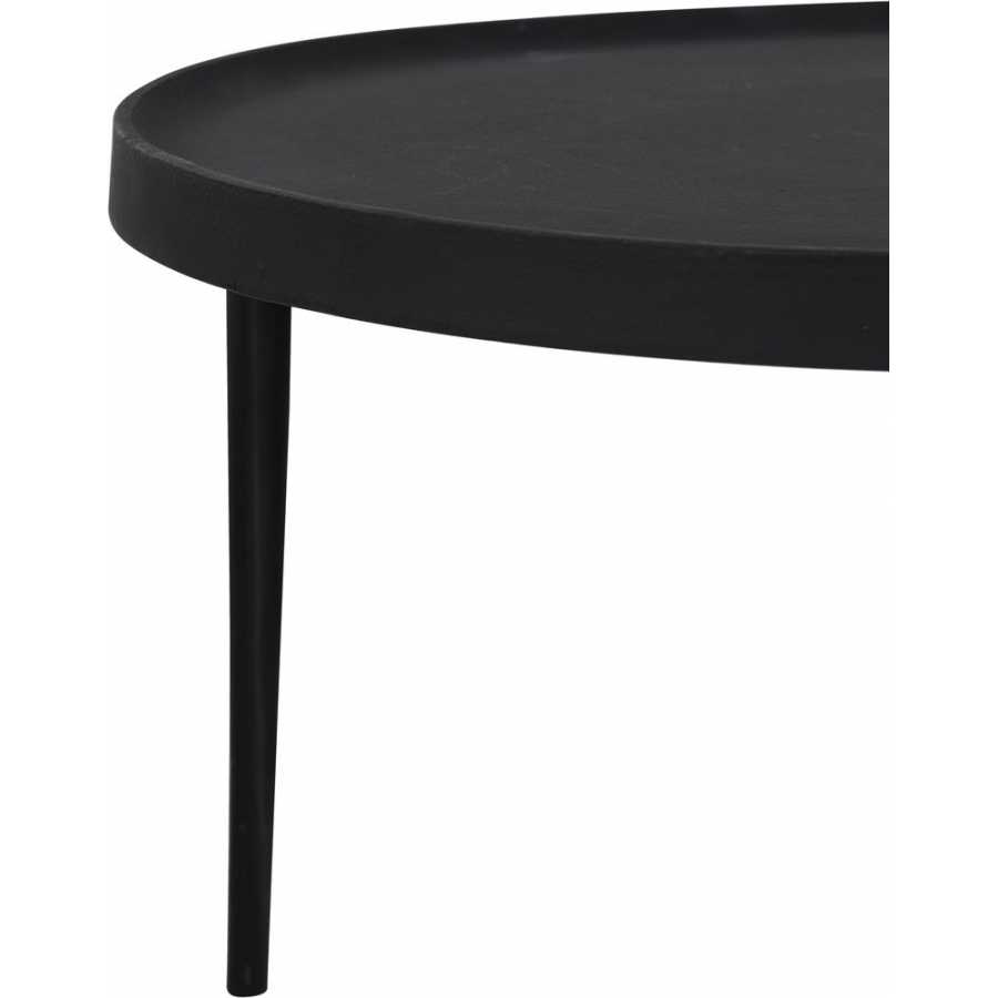 Light and Living Tobias Coffee Tables - Set of 2 - Black