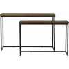 Light and Living Bryson Console Tables - Set of 2 - Brown