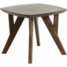Light and Living Quenza Side Table - Brown
