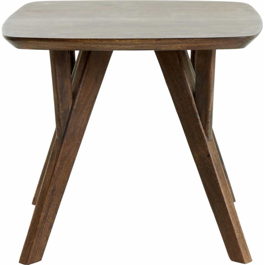 Light and Living Quenza Side Table - Brown - Large