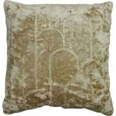 Light and Living Mikela Square Cushion - Brown