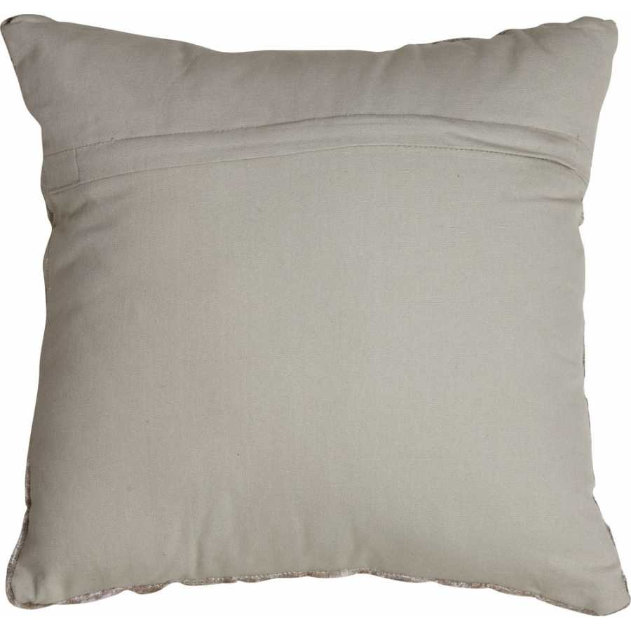 Light and Living Florian Square Cushion - Brown