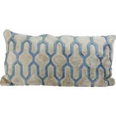 Light and Living Jembana Rectangular Cushion - Blue