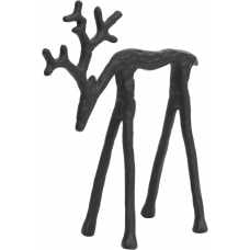 Light and Living Deer Ornament - Black