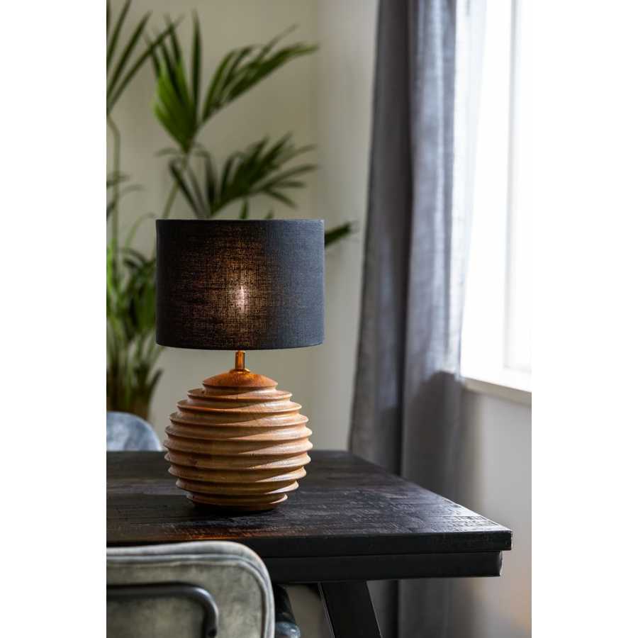 Light and Living Renzo Table Lamp Base - Brown - Small