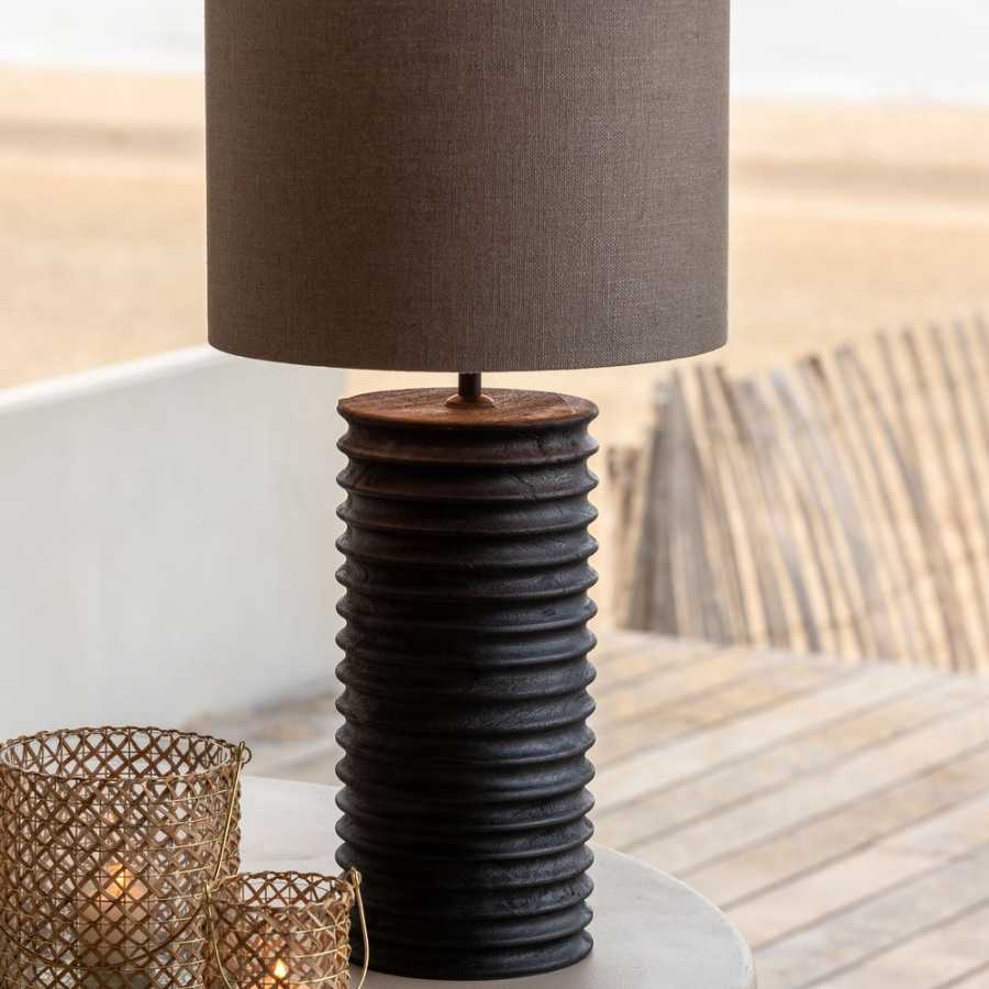 Light and Living Mauro Table Lamp Base - Black