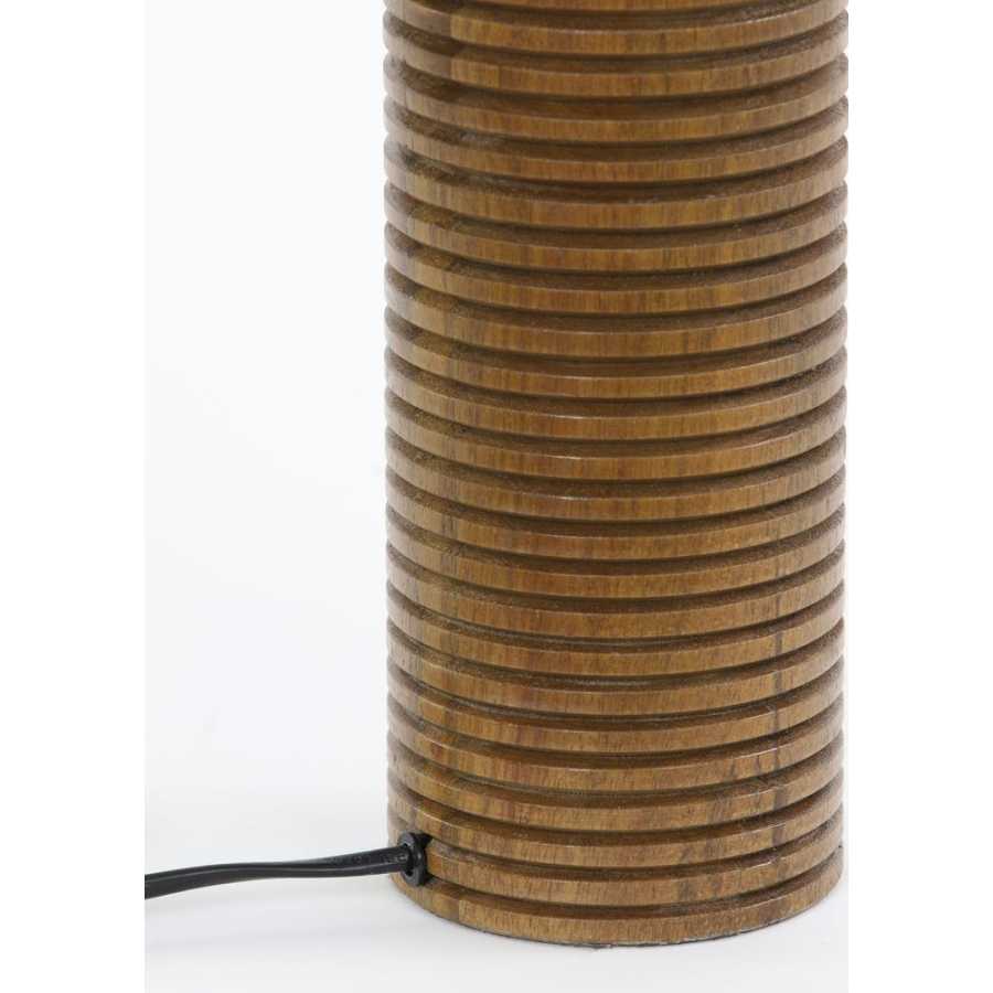 Light and Living Paolo Table Lamp Base - Brown - Small