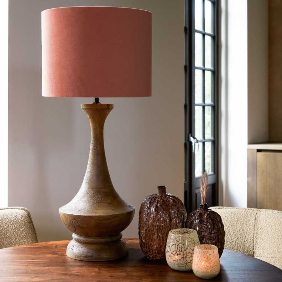 Light and Living Nicolo Table Lamp Base - Brown