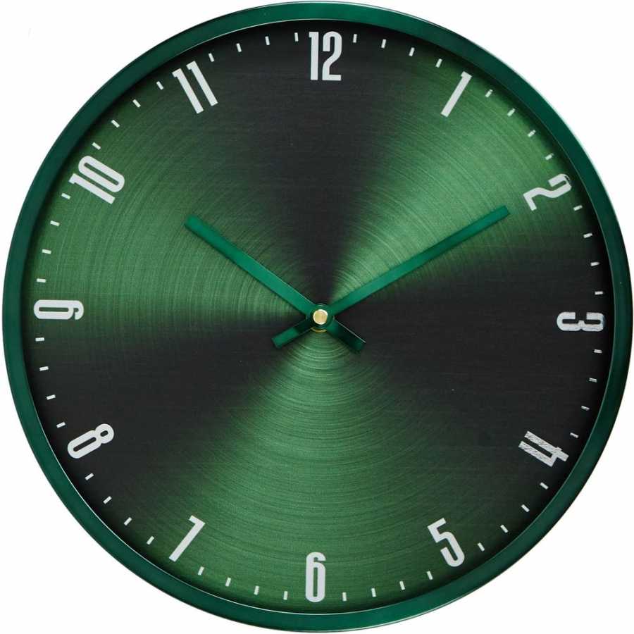 Light and Living Ipera Wall Clock - Green - Small