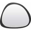 Light and Living Sonora Round Wall Mirror - Black