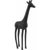 Light and Living Giraffe Standing Ornament - Black