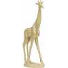 Light and Living Giraffe Looking Forward Ornament With Base - Gold