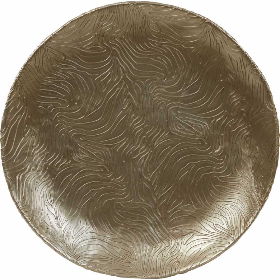 Light and Living Zebra Wall Decor - Gold - Large