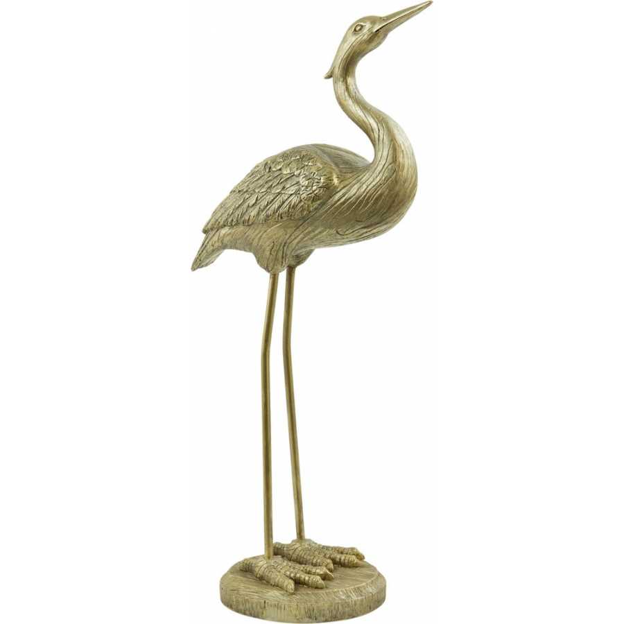 Light and Living Crane With Base Ornament