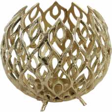 Light and Living Siam Tealight Holder - Gold