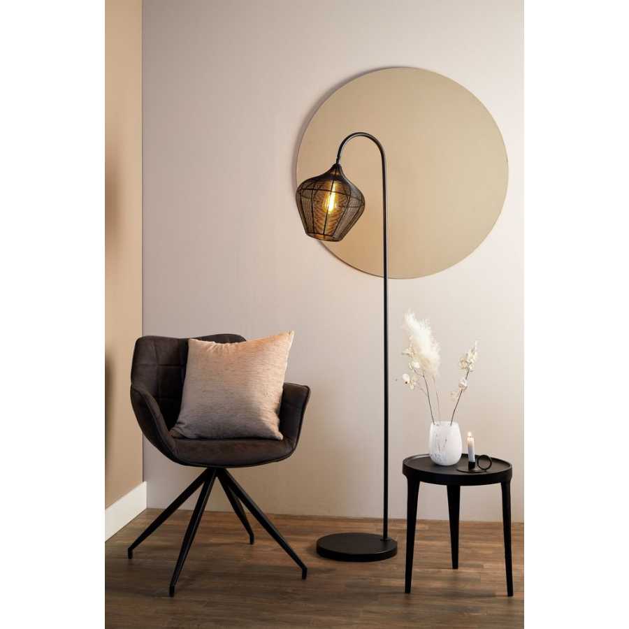 Light and Living Alvaro Floor Lamp - Black