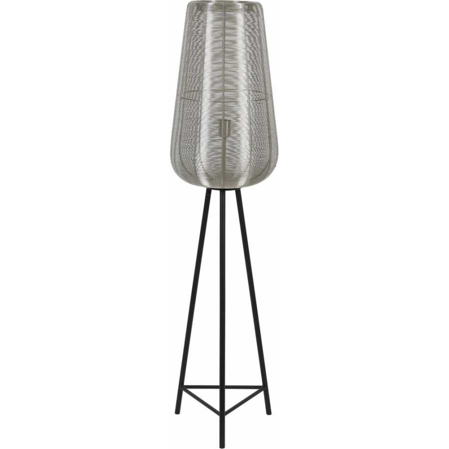 Light and Living Adeta Floor Lamp - Silver - Large