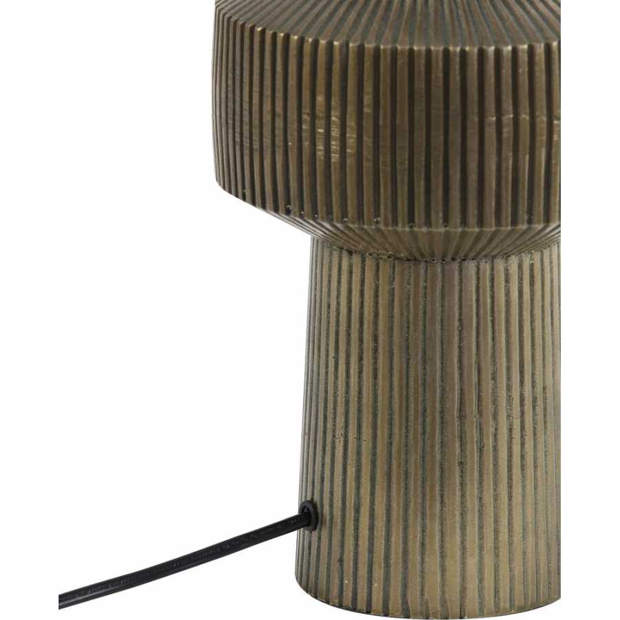 Light and Living Briska Table Lamp Base - Bronze - Small