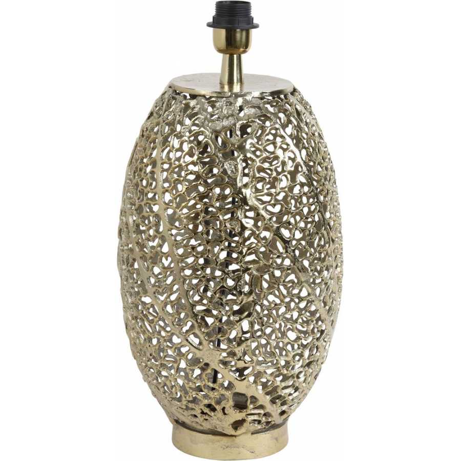 Light and Living Sinula Table Lamp Base - Gold - Small