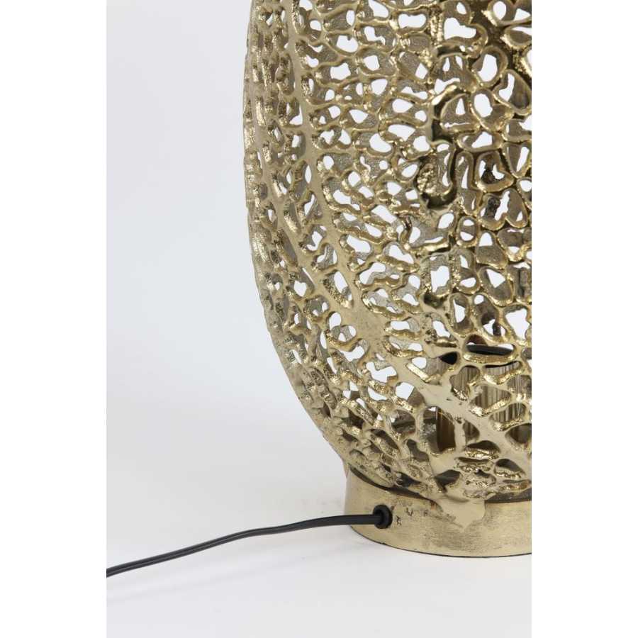 Light and Living Sinula Table Lamp Base - Gold - Small