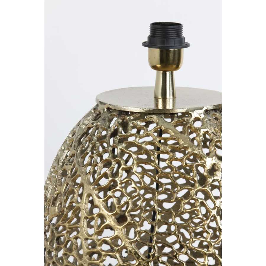 Light and Living Sinula Table Lamp Base - Gold - Large