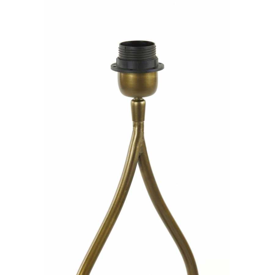 Light and Living Okno Table Lamp Base - Antique Bronze