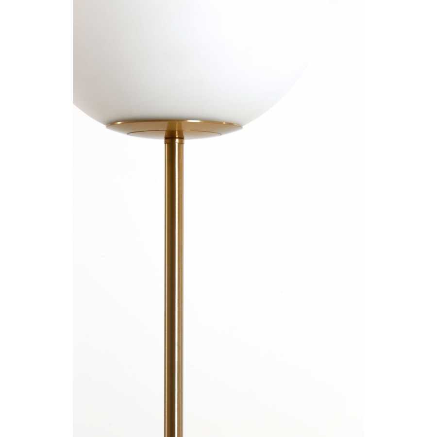 Light and Living Medina Floor Lamp - Antique Bronze & Matt White