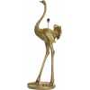 Light and Living Ostrich Floor Lamp Base - Antique Bronze