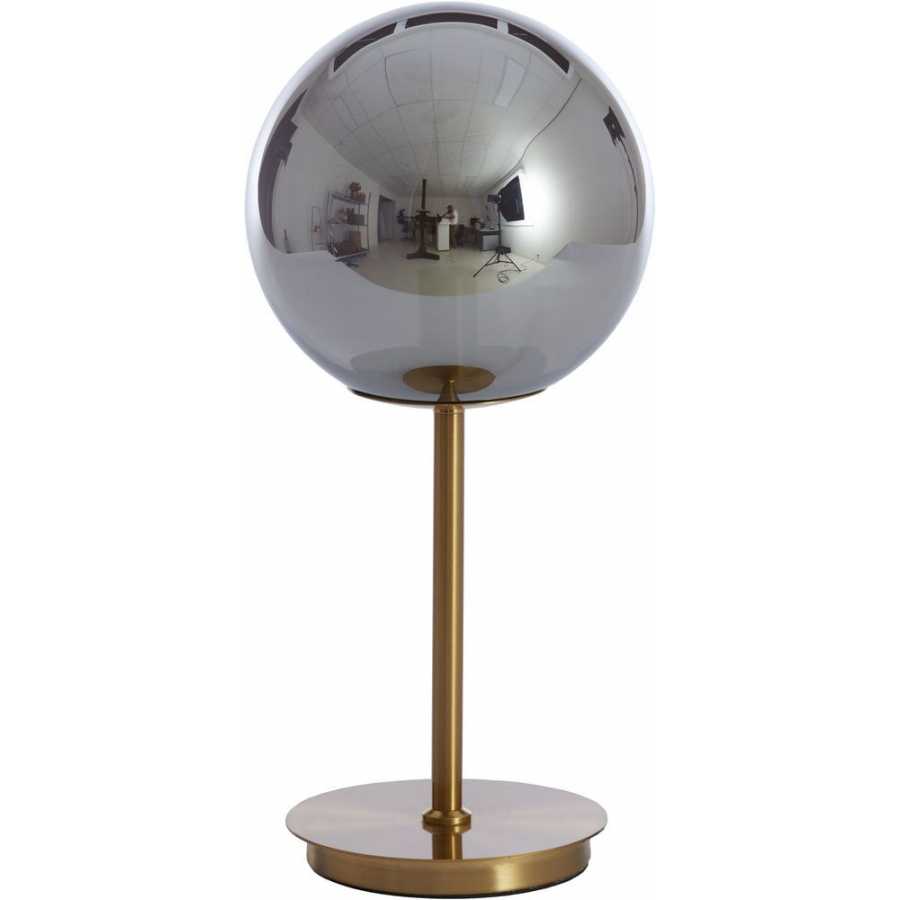 Light and Living Medina Table Lamp - Smoke & Gold