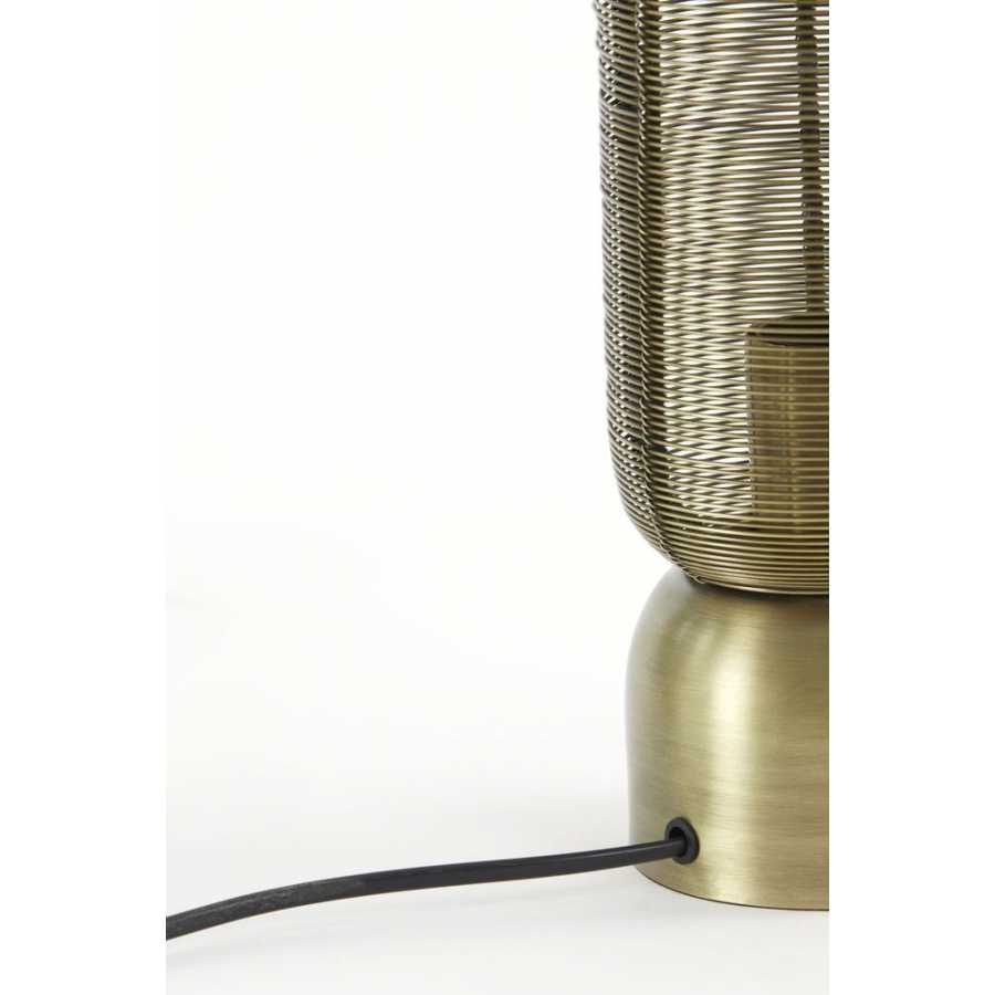 Light and Living Lezuza Table Lamp - Antique Bronze - Small