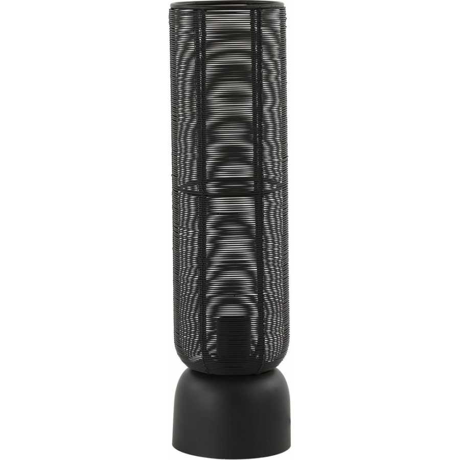 Light and Living Lezuza Table Lamp - Matt Black - Medium