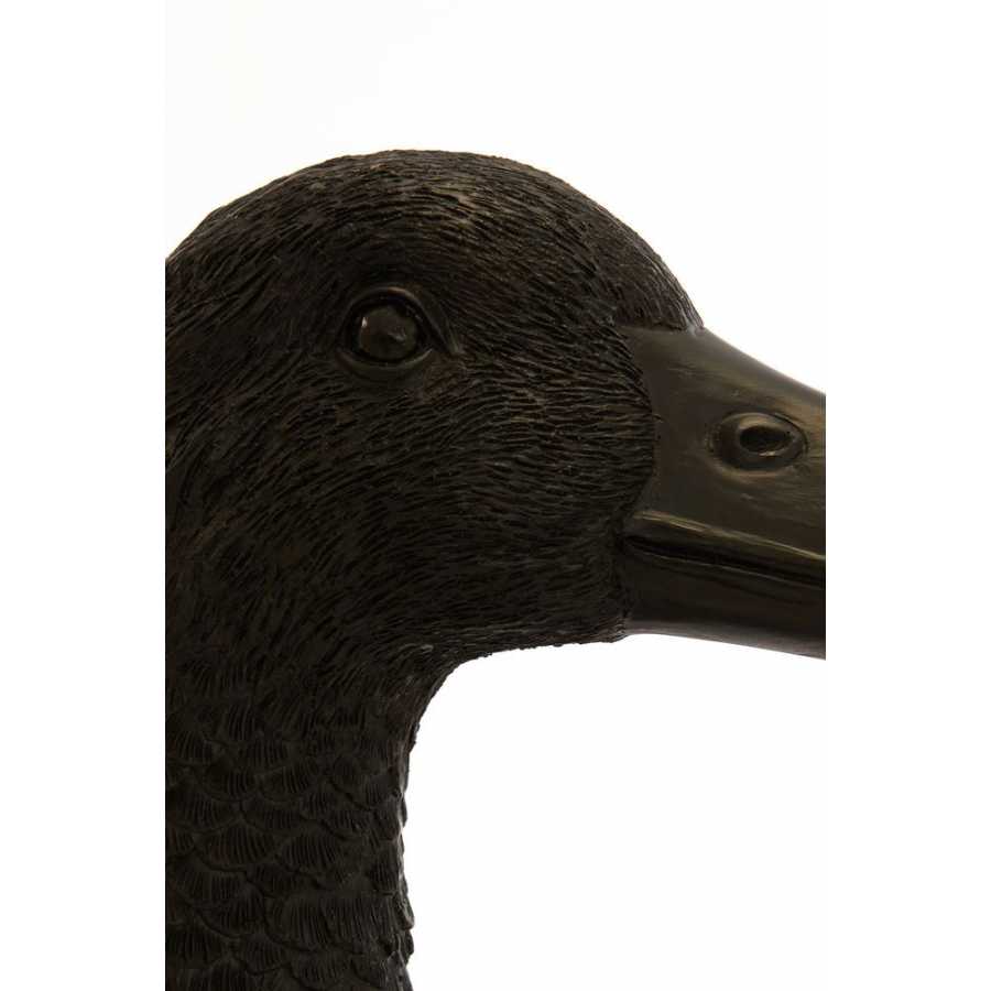 Light and Living Duck Table Lamp - Black - Large