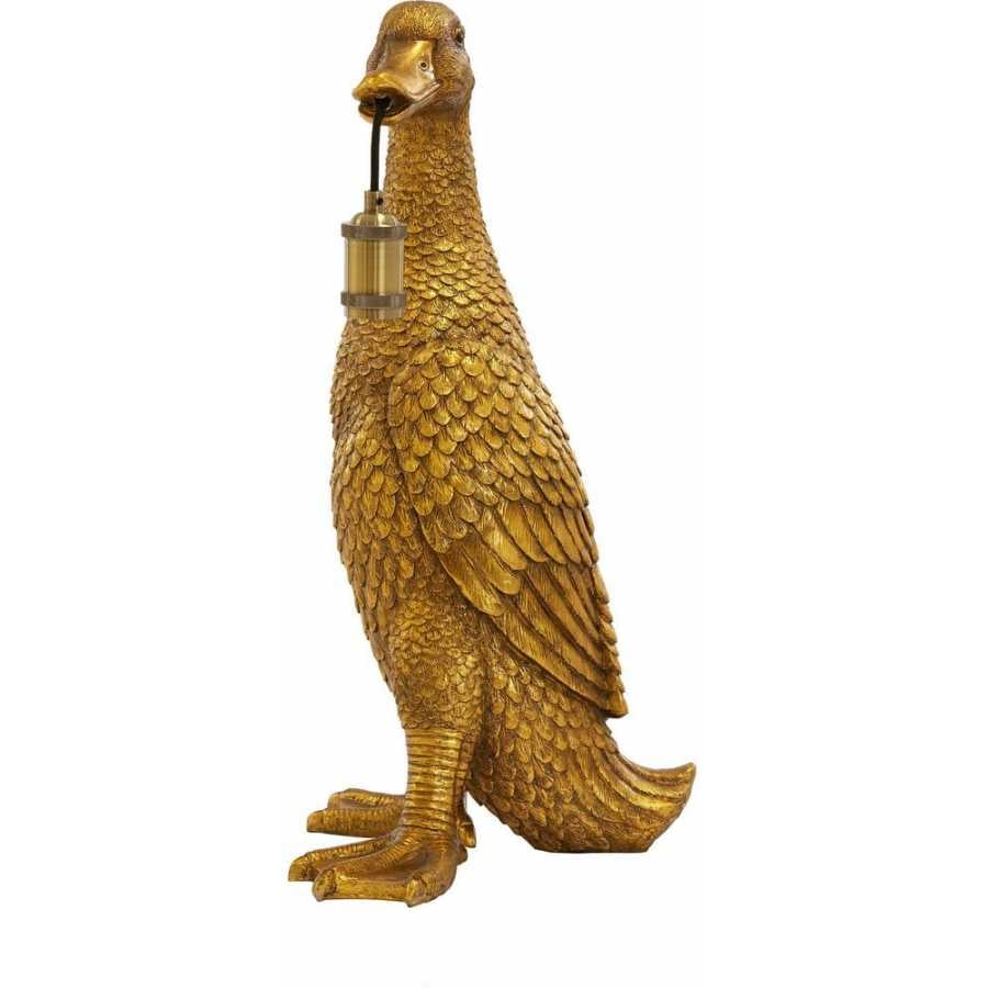 Light and Living Duck Table Lamp - Antique Bronze - Large