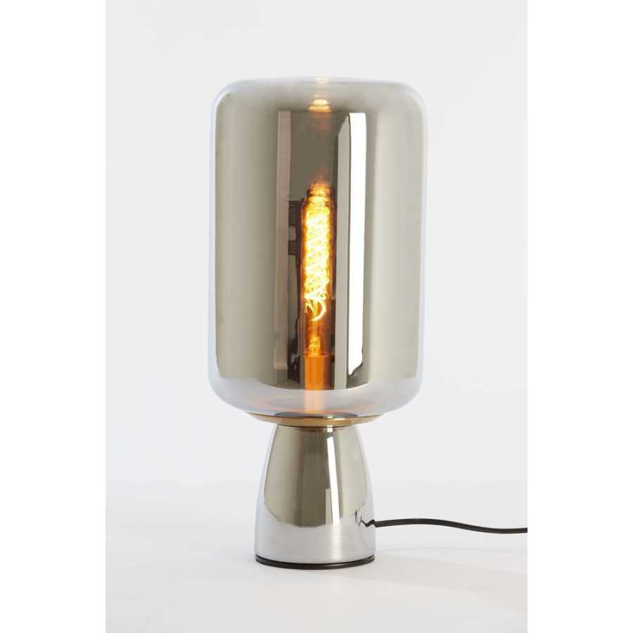 Light and Living Lotta Table Lamp - Smoked & Gold - Large