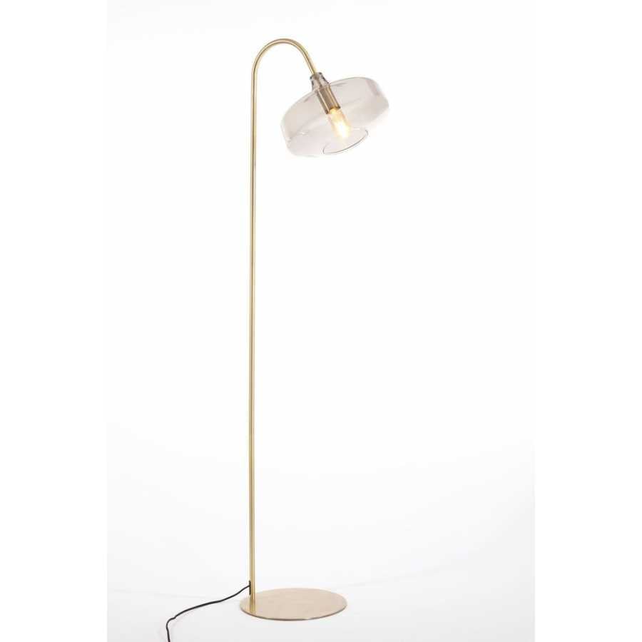 Light and Living Solna Floor Lamp - Antique Bronze & Smoked