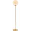 Light and Living Medina Floor Lamp - Amber & Gold