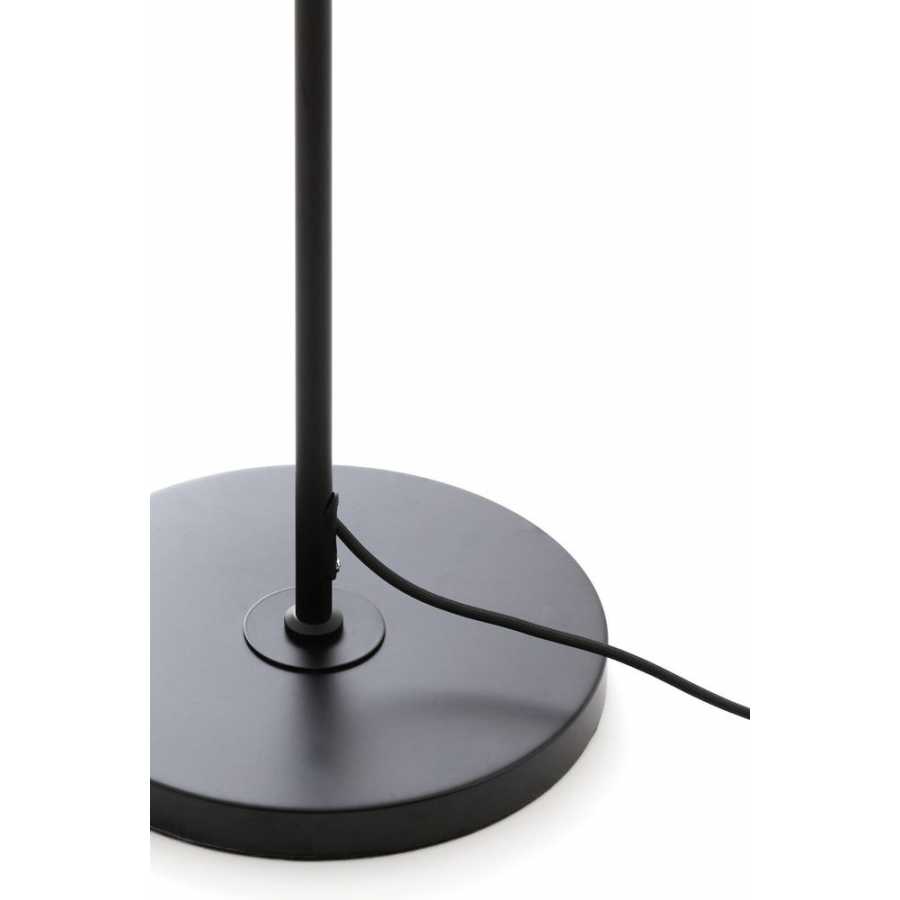 Light and Living Misty Floor Lamp - Smoked & Black