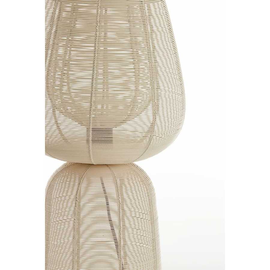 Light and Living Aboso Table Lamp - Cream