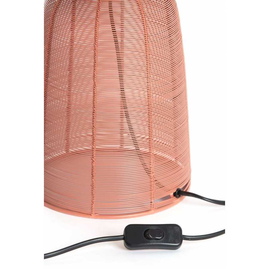 Light and Living Aboso Table Lamp - Coral